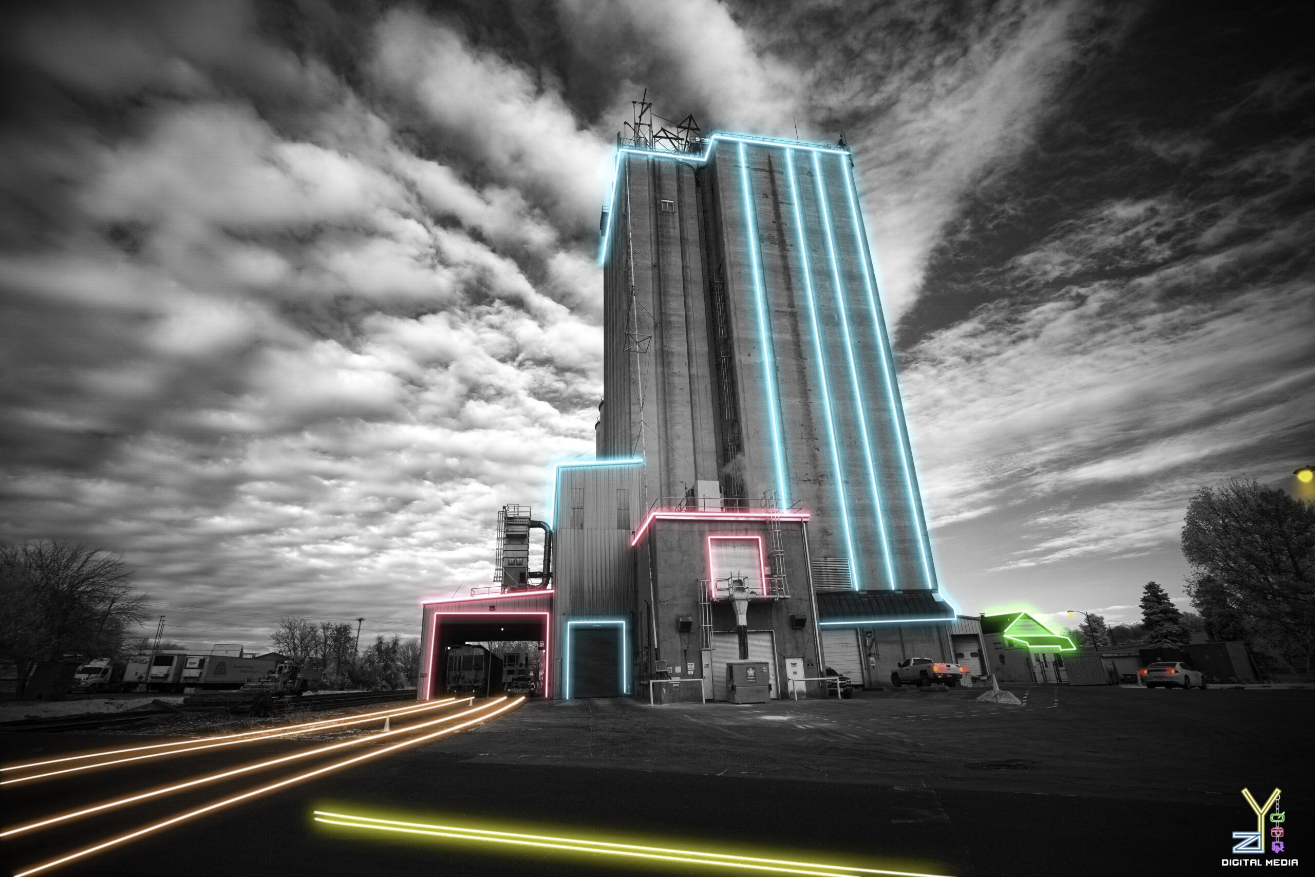 Industrial #2 NEON NOIR by Zafri Yussoff