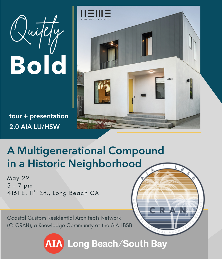 QUIETLY BOLD A Multigenerational Compound in a Historic Neighborhood